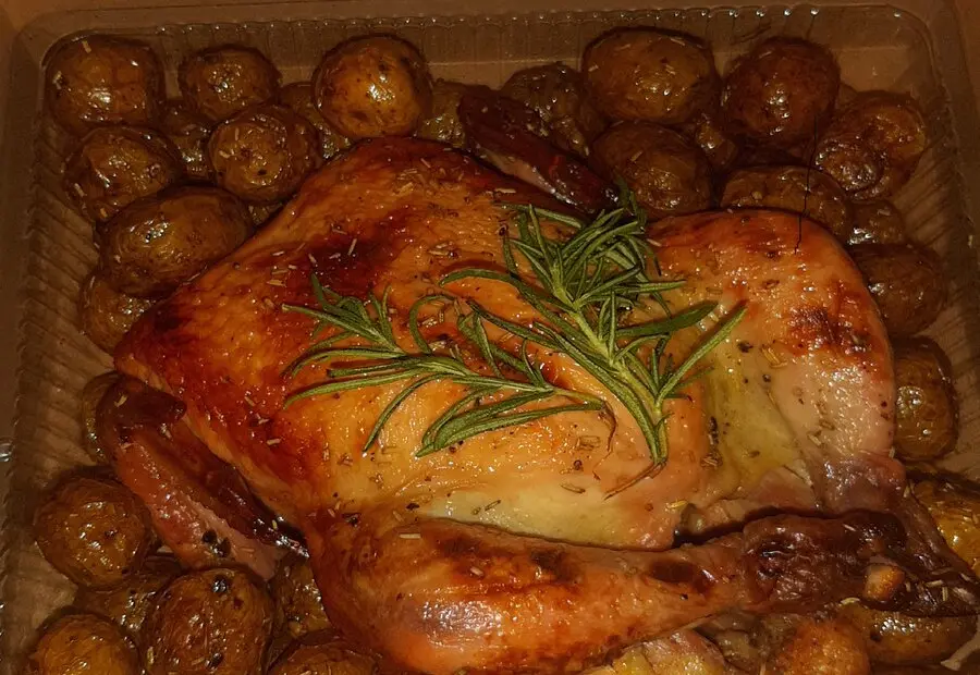 Roasted chicken